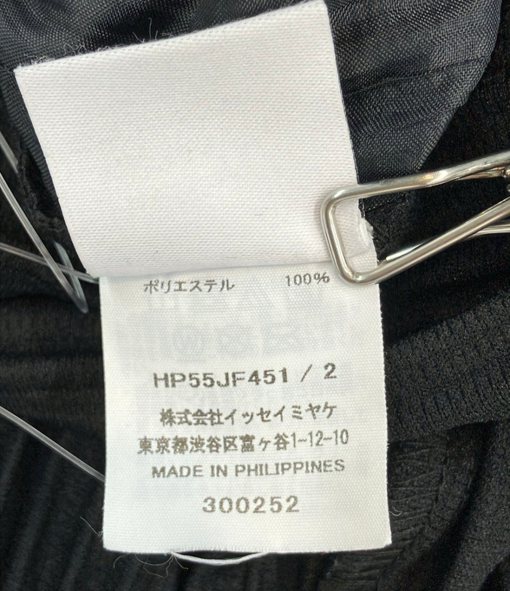 訳あり HOMME PLISSE ISSEY MIYAKE プリーツイージーパンツ hp55jf451 メンズ SIZE 2 (M) オム プリッセ イッセイミヤケ
