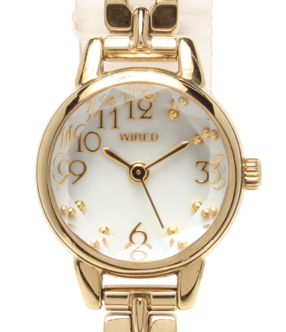 WIRED 腕時計 クオーツ シェル 1N01-K490 レディース ワイアード