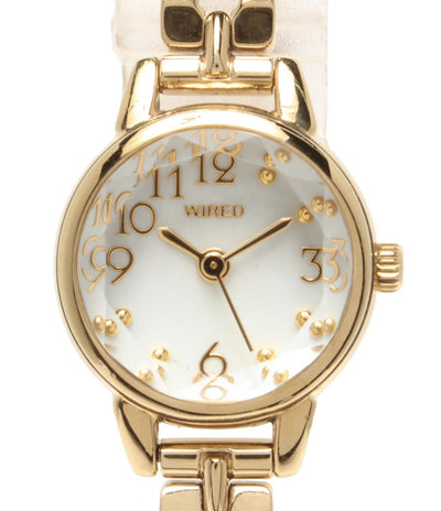 WIRED 腕時計 クオーツ シェル 1N01-K490 レディース ワイアード