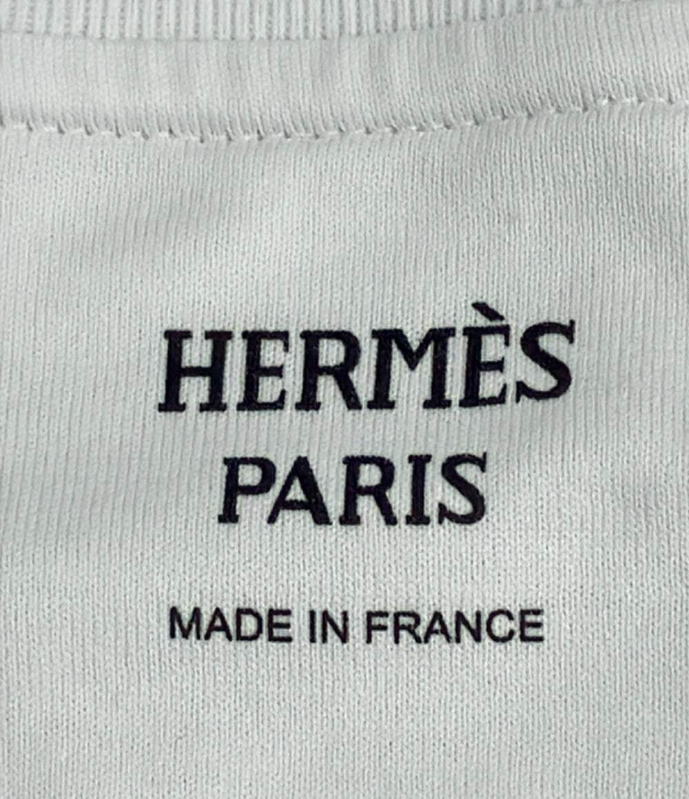 美品 HERMES 半袖Tシャツ タピドゥセル 6H4635DA レディース メンズ SIZE 40 (M) エルメス