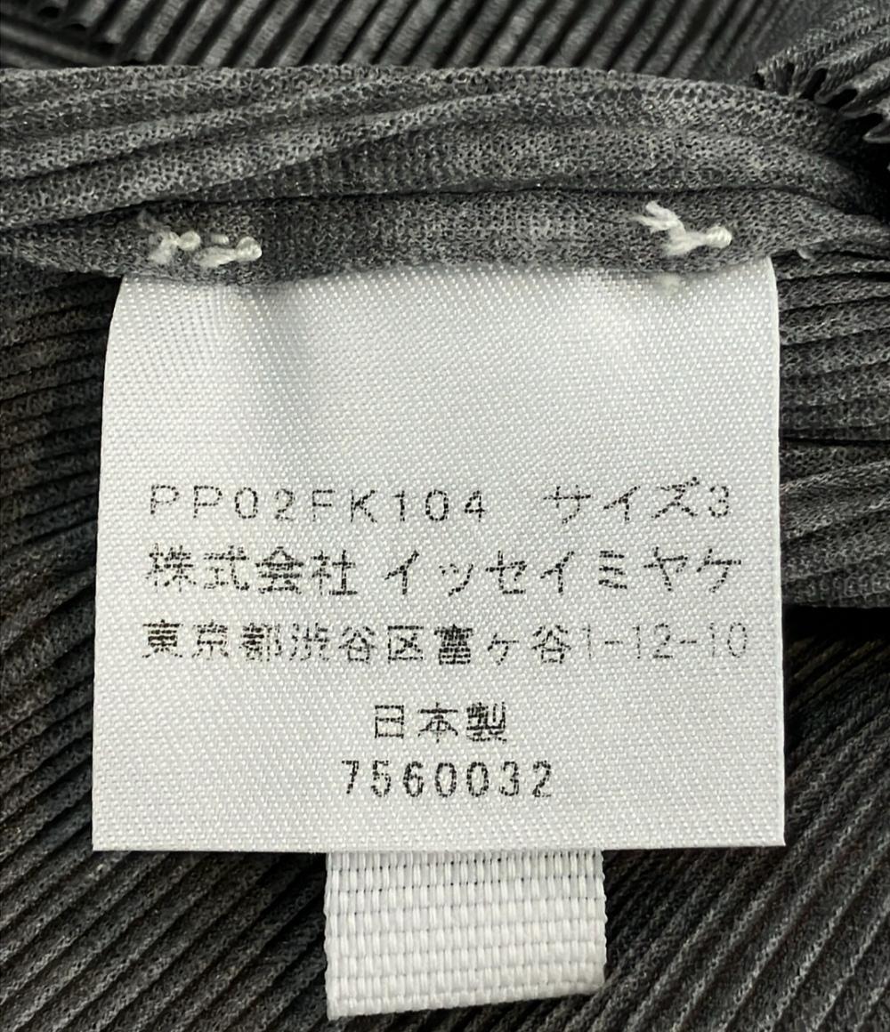 美品 PLEATS PLEASE ノースリーブ ブラウス PP02FK104 レディース SIZE 3 プリーツプリーズ