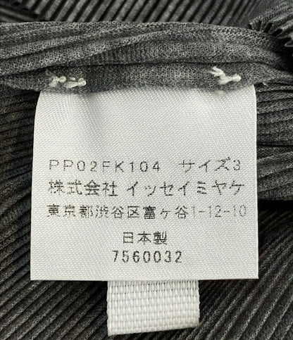 美品 PLEATS PLEASE ノースリーブ ブラウス PP02FK104 レディース SIZE 3 プリーツプリーズ