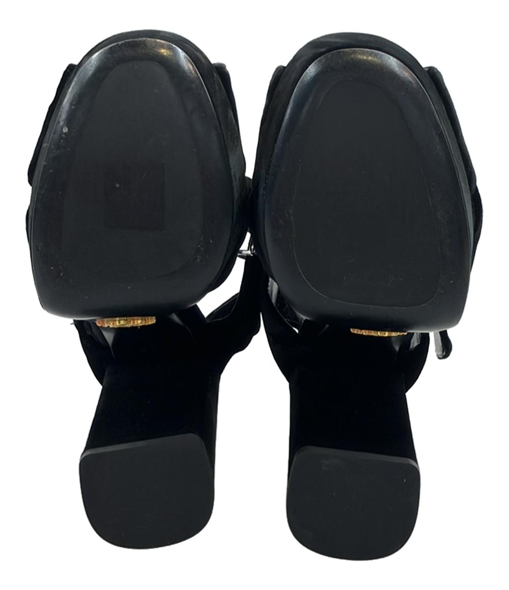 PRADA プラットフォームサンダル ベルベット レディース SIZE 35 1/2 22.5(cm) プラダ