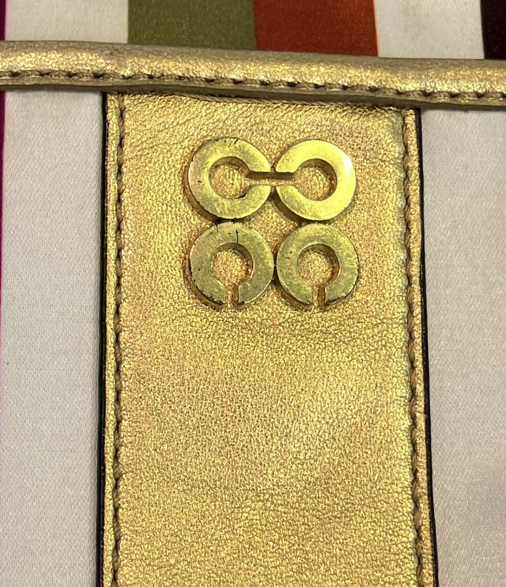 COACH ショルダーバッグ ストライプ柄 レディース コーチ