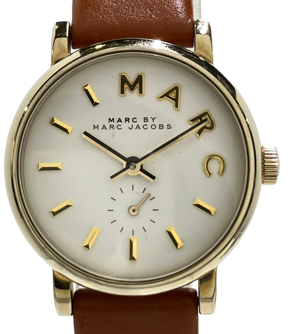 MARC BY MARC JACOBS 腕時計 クオーツ ホワイト MBM1317 レディース マークバイマークジェイコブス