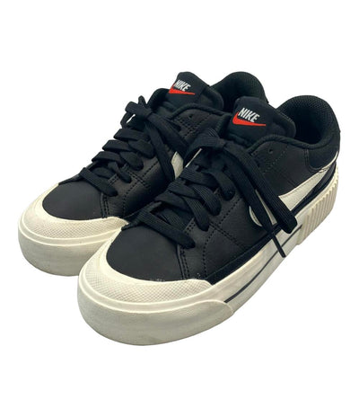 ナイキ 厚底ローカットスニーカー COURT LEGACY LIFT DM7590-001 レディース SIZE 22.5 (S) NIKE