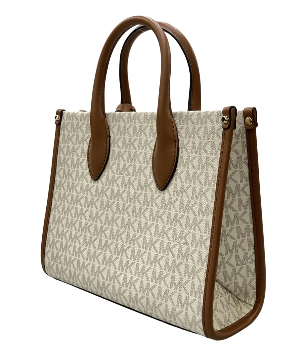 美品 MICHAEL KORS 2WAY ハンドバッグ ショルダーバッグ 斜め掛け ミレラ スモール ショッパー レディース マイケルコース