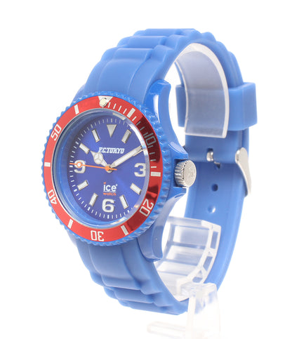 美品 ice watch 腕時計 クオーツ ブルー レディース メンズ アイスウォッチ