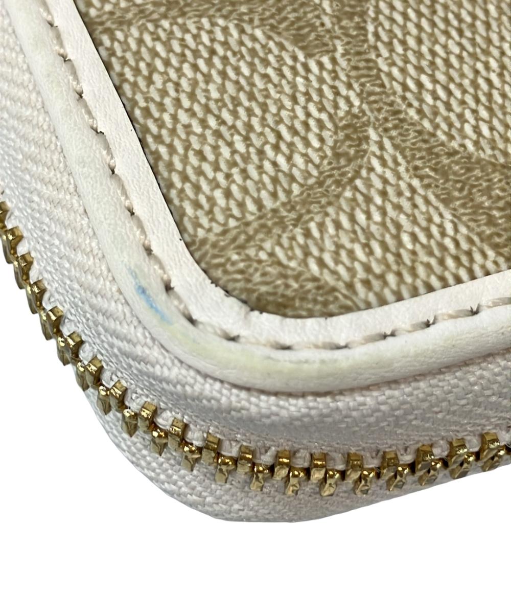 コーチ ラウンドファスナー長財布 シグネチャー レディース COACH