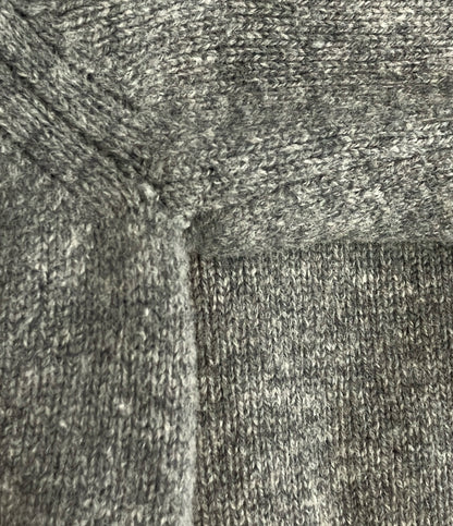 LOUIS VUITTON 長袖 裾フリル ドッキング ニットカーディガン ECC-W09 レディース SIZE S ルイ・ヴィトン