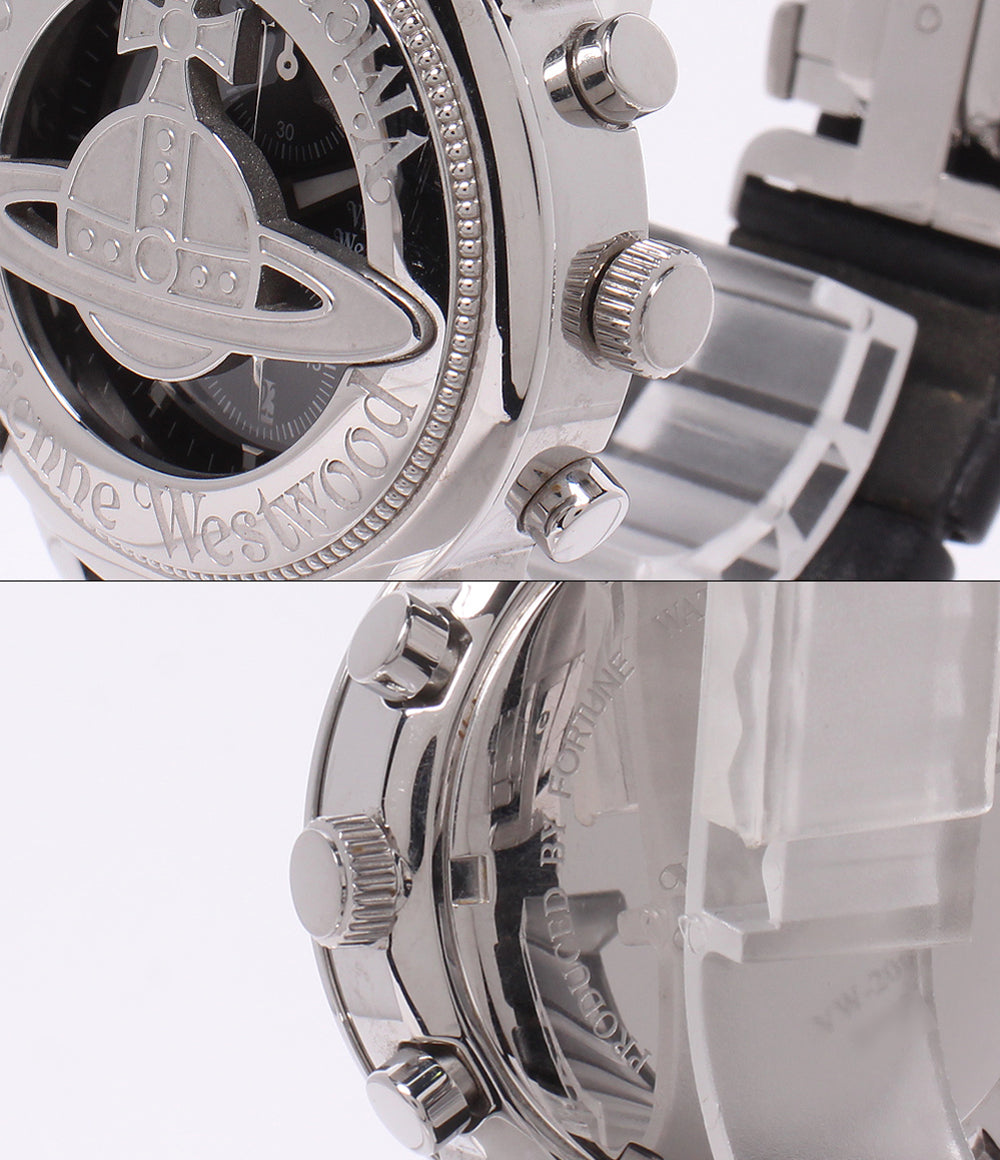 Vivienne Westwood 腕時計 CAGE ケージ クオーツ ブラック VW-2063 メンズ レディース ヴィヴィアンウエストウッド