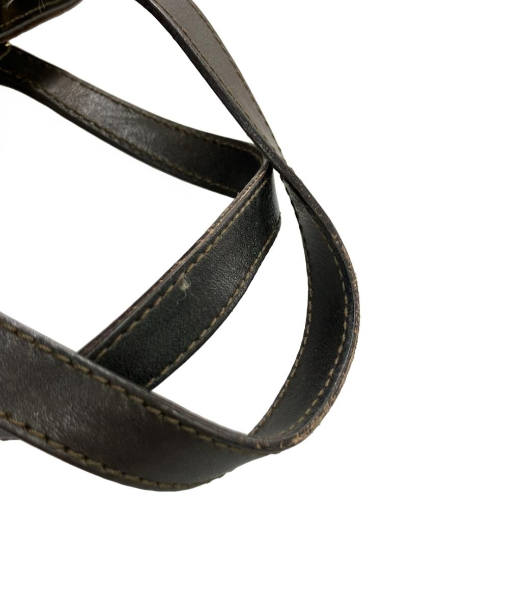 CELINE ハンドバッグ スエード レザー Cマカダム レディース セリーヌ