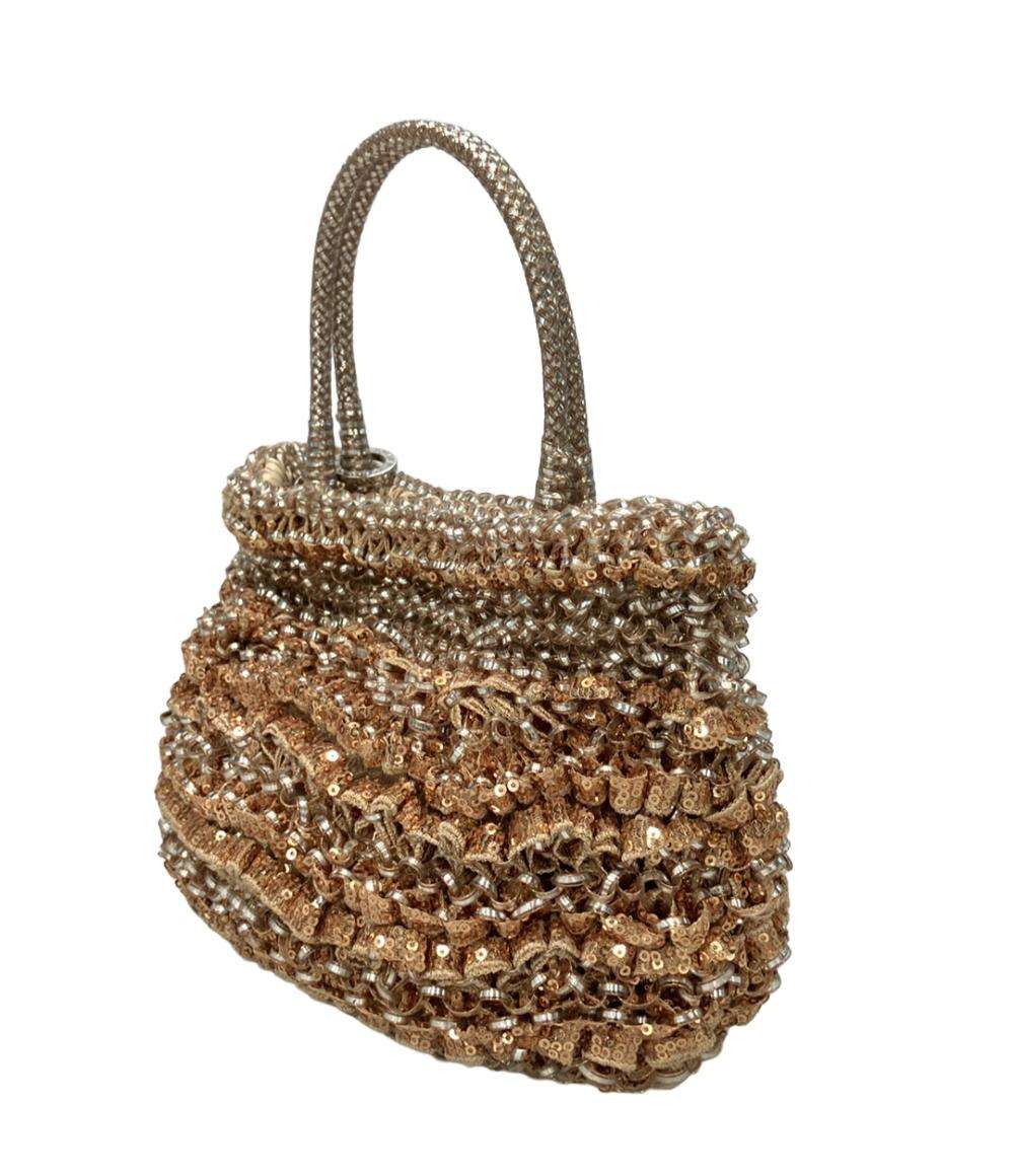 美品 ANTEPRIMA 2way ハンドバッグ チェーンショルダーバッグ 斜め掛け 肩掛け ワイヤー レディース アンテプリマ