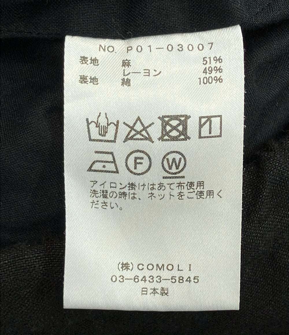 COMOLI ヴィスコースリネンドローストリングパンツ P01-03007 メンズ SIZE 1 コモリ