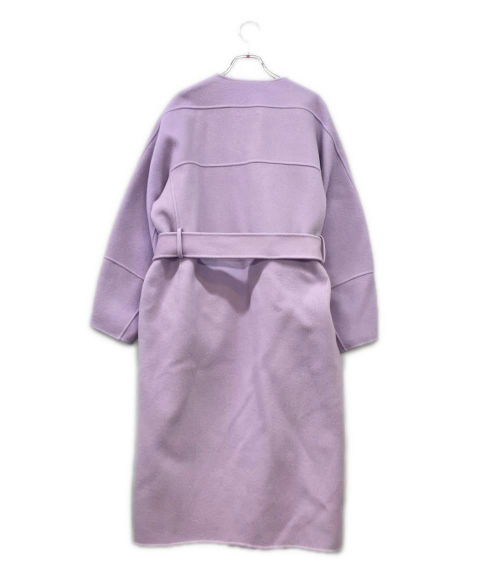 Drawer ロングコート ベルト付き 6525-299-0834 レディース SIZE 36 ドゥロワー