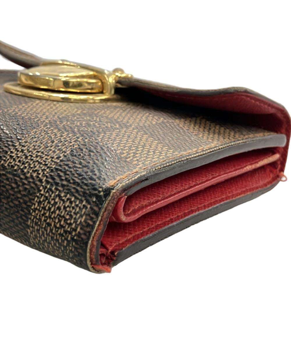 ルイ・ヴィトン 二つ折り財布 ポルトフォイユ コアラ ダミエ N60005 レディース LOUIS VUITTON