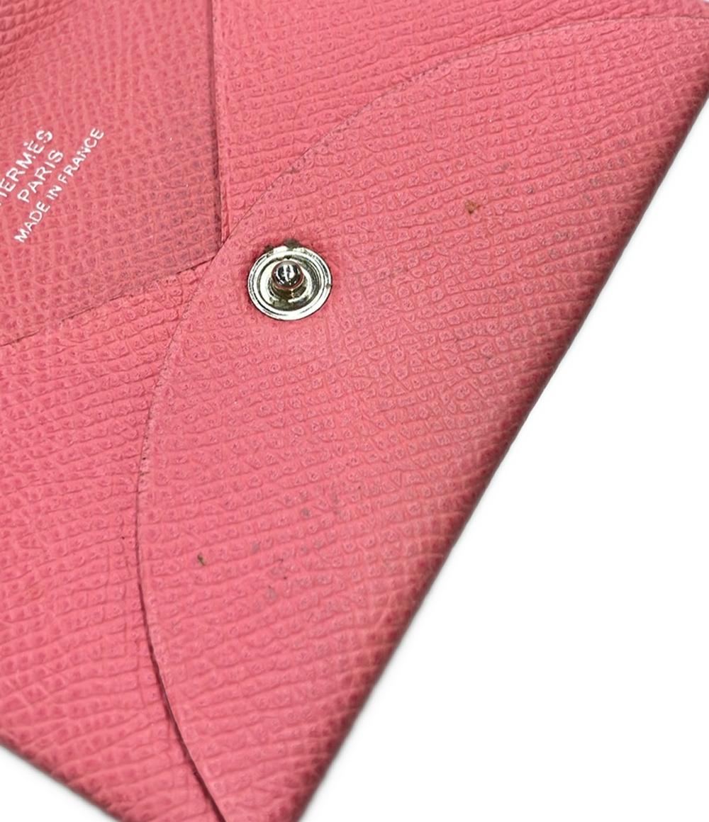 HERMES カードケース X刻印 シルバー金具 カルヴィ レディース エルメス