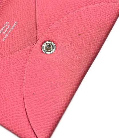 HERMES カードケース X刻印 シルバー金具 カルヴィ レディース エルメス