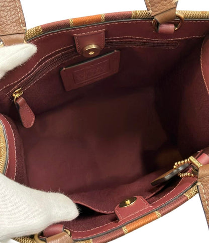 COACH 2WAY ハンドバッグ ショルダーバッグ 斜め掛け シグネチャー CQ878 レディース コーチ