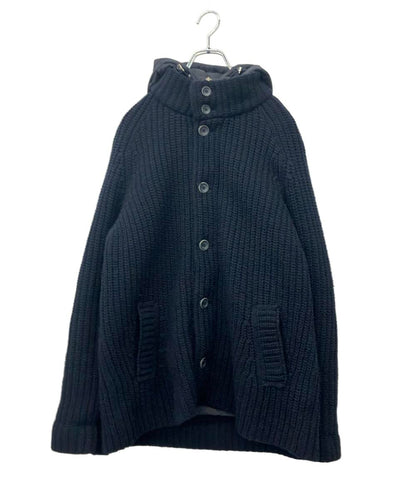 Herno 長袖カーディガン ニット フロントボタン フード スタンドカラー ライナー中綿入りナイロン mc000150u 70016-9200 メンズ SIZE 48 (L) ヘルノ