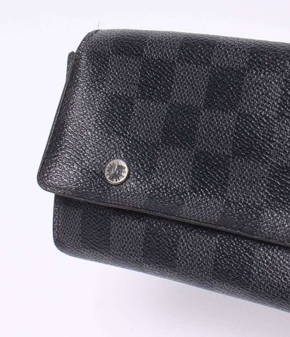 LOUIS VUITTON 長財布 ポルトフォイユ ロン モデュラブル ダミエ グラフィット N63084 メンズ ルイ・ヴィトン