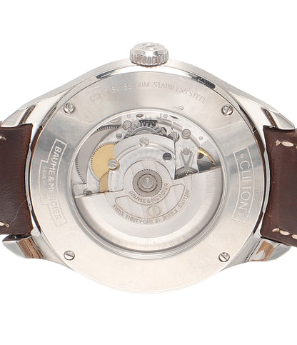 Baume & Mercier 腕時計 クリフトン 自動巻き ベージュ 65717 メンズ ボーム＆メルシェ