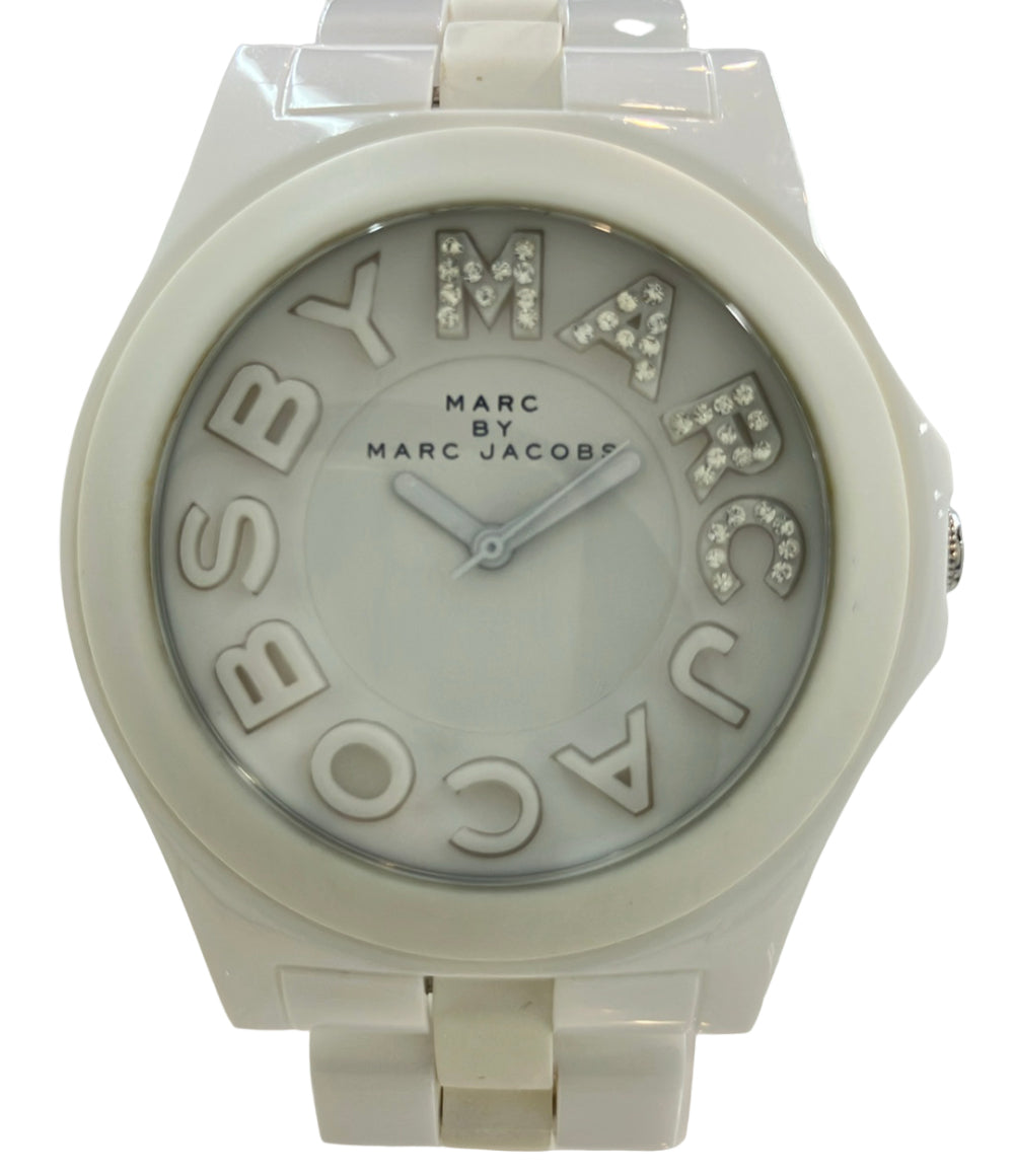 MARC BY MARC JACOBS 腕時計 クオーツ ホワイト MBM4523C レディース マークバイマークジェイコブス