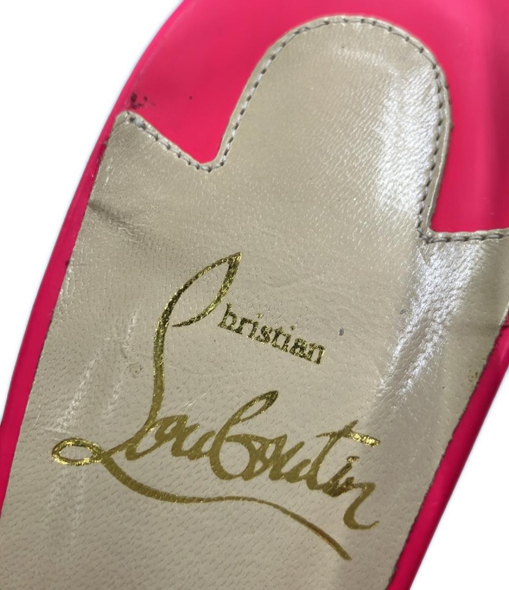 Christian Louboutin オープントゥバックストラップサンダル レディース SIZE 36 1/2 クリスチャンルブタン