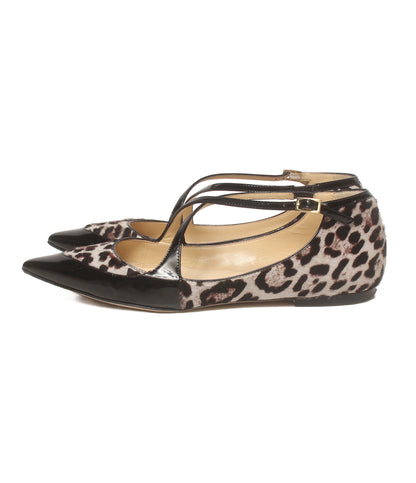 Jimmy Choo パンプス フラットシューズ クロスストラップ レディース SIZE 36 ジミーチュウ