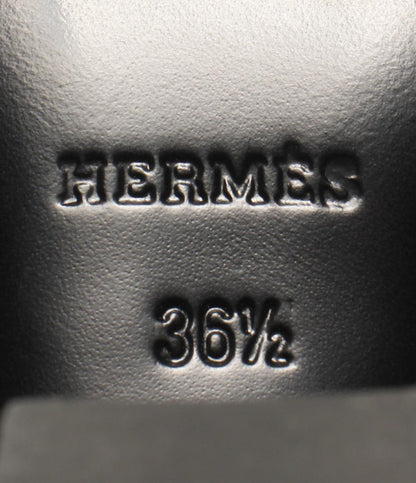 HERMES ショートブーツ エクスリブリス サイドジップ レザー レディース SIZE 36 1/2 (23.5cm) エルメス