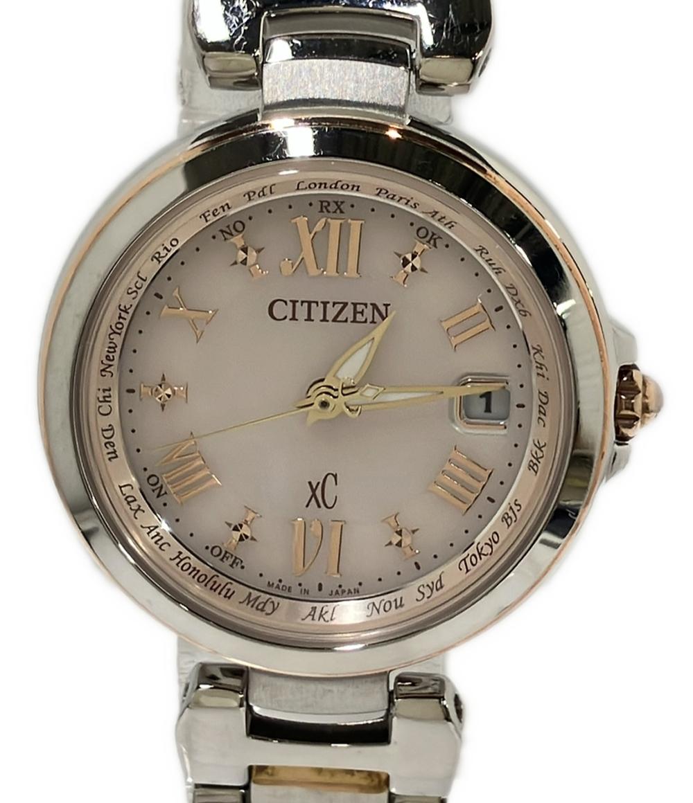 シチズン 腕時計 クロスシー ソーラー ピンク EC1034-59W レディース CITIZEN