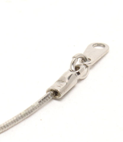 HERMES ネックレス カージュドアッシュ Hキューブ シルバー金具 レディース エルメス