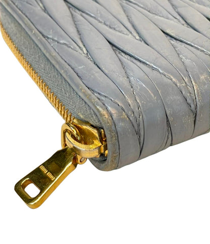 ミュウミュウ ラウンドファスナー長財布 レディース MIUMIU
