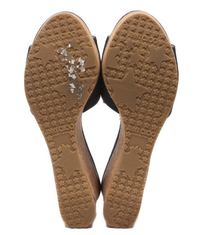 Jimmy Choo ウェッジソールサンダル 厚底 デニム DEEDEE80 レディース SIZE 36 ジミーチュウ