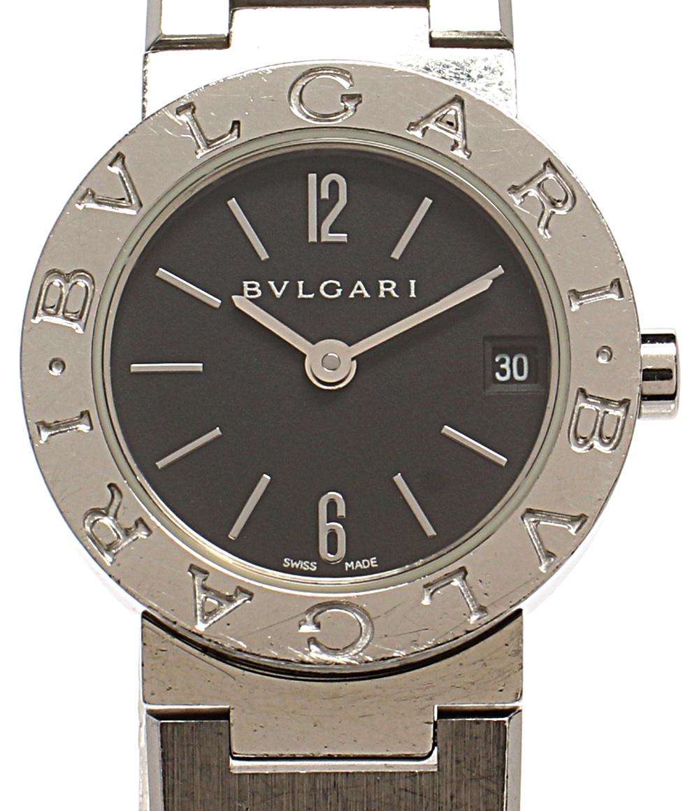 BVLGARI 腕時計 クオーツ ブラック BB23SS レディース ブルガリ