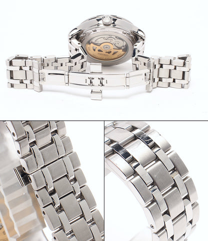 SEIKO 腕時計 プレサージュ 自動巻き ホワイト 4R39-00W0 メンズ セイコー