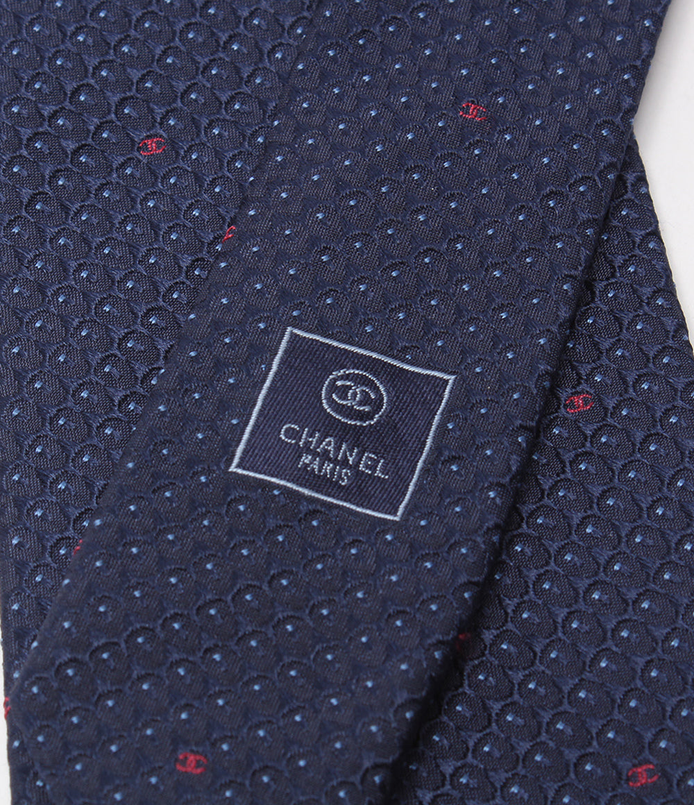 美品 CHANEL ネクタイ シルク100％ ココマーク メンズ シャネル