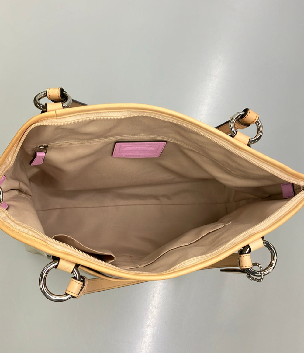 COACH トートバッグ ショルダーバッグ 2WAY 斜め掛け シグネチャー F22224 レディース コーチ
