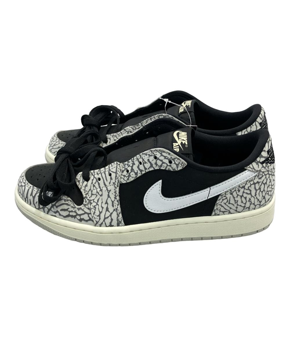 美品 NIKE ローカットスニーカー AIR JORDAN 1 RETRO LOW OG CZ0790-001 メンズ SIZE 27.5 (L) ナイキ