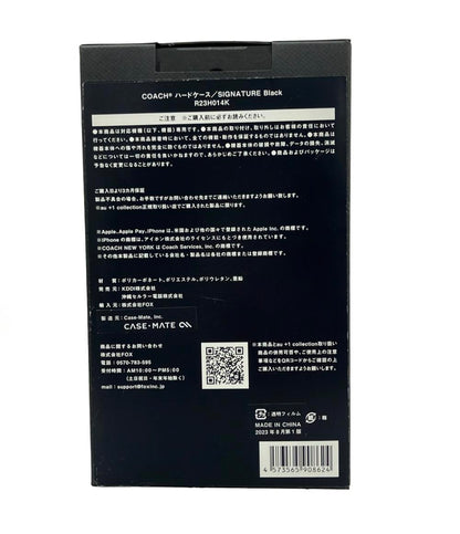 美品 COACH スマホケース iPhone 15 Pro Max 用 R23H014K ユニセックス コーチ