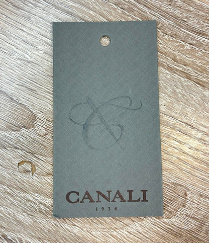 CANALI テーラードジャケット アイコンジャージ CANA 千鳥格子 あずき グレー メンズ SIZE 52 (XL) カナーリ