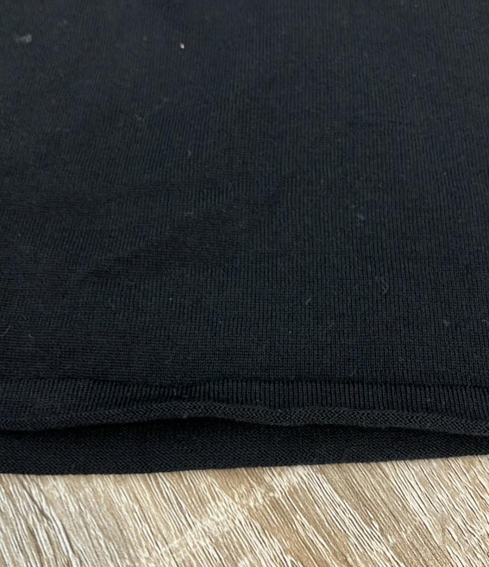 Emilio Pucci 長袖ワンピース ウール100% ゴールドバックル プリーツバスト 31KI60 レディース SIZE S エミリオ・プッチ