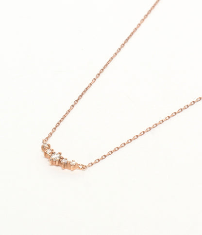 美品 canal4℃ ネックレス K10 ダイヤ レディース カナルヨンドシー