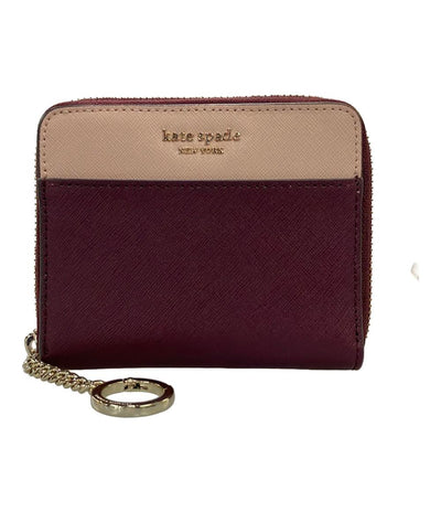 美品 Kate Spade 二つ折り財布 レザー レディース ケイトスペード