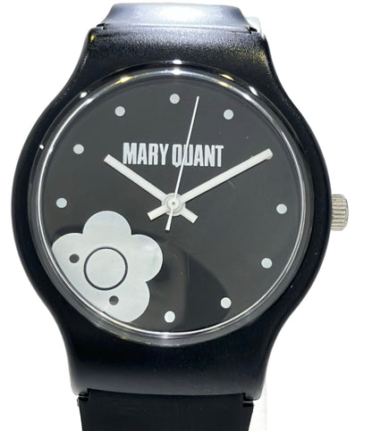 MARY QUANT 腕時計 クオーツ ブラック レディース マリークヮント