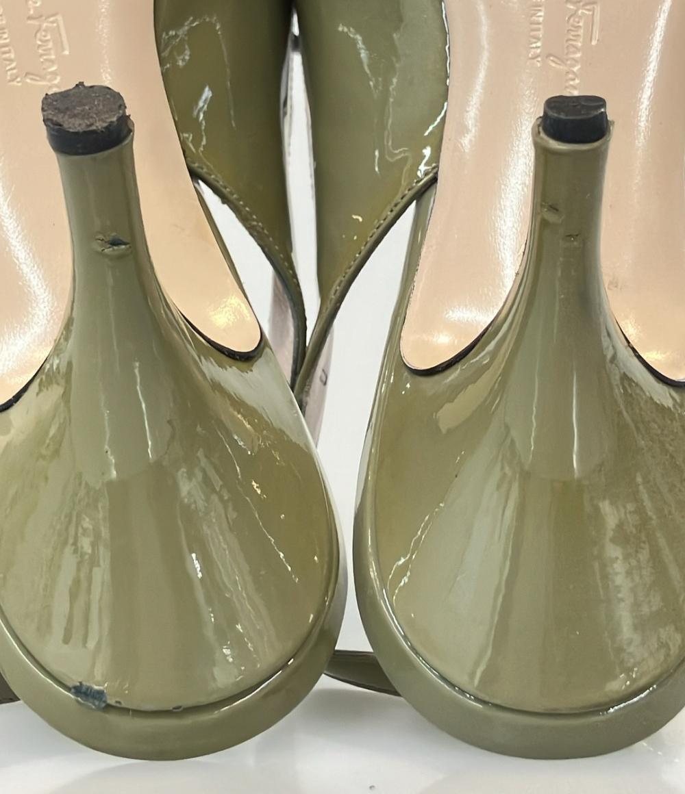 訳あり サルヴァトーレフェラガモ ミュール パンプス ヴァラ レディース SIZE 4 1/2 (XS) Salvatore Ferragamo