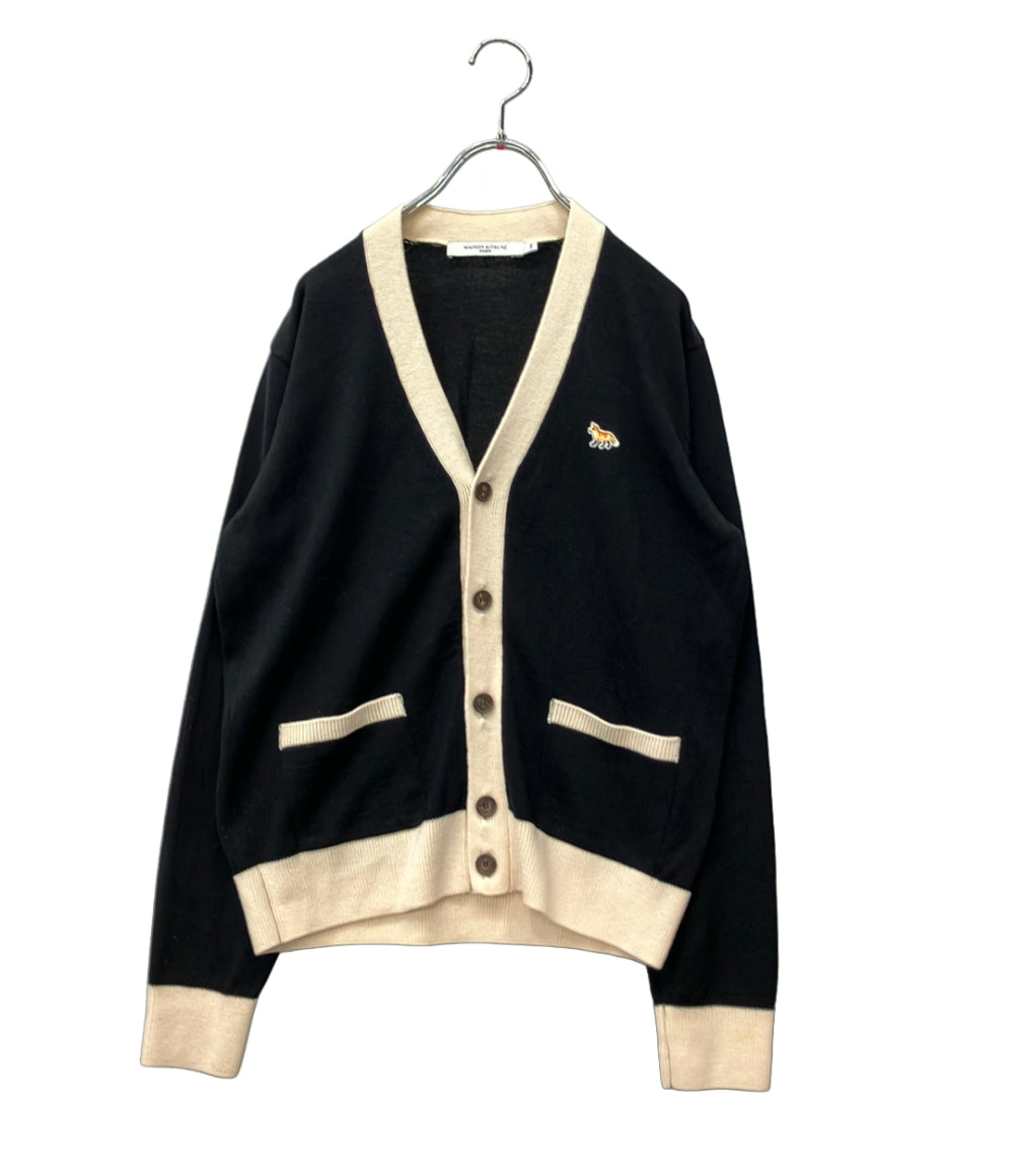 MAISON KITSUNE 長袖カーディガン ベイビーフォックス パッチ バイ