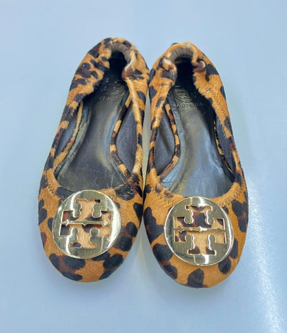 Tory Burch バレエシューズ レオパード柄 ハラコ レディース SIZE 5 1/2 (22.5cm) トリーバーチ
