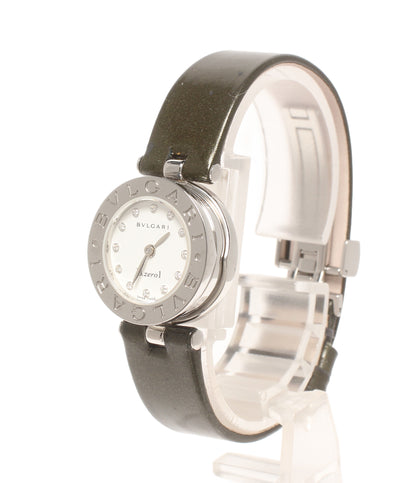 BVLGARI 腕時計 B-zero1 ダイヤインデックス クオーツ ホワイト BZ22S レディース ブルガリ