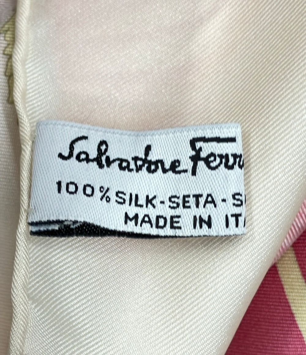 Salvatore Ferragamo スカーフ シルク 100% レディース サルヴァトーレフェラガモ